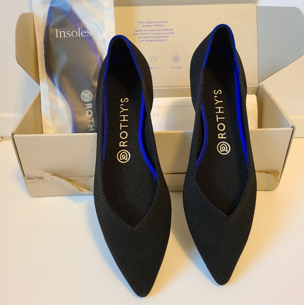 NWT Rothy's The Point and Extra Insoles